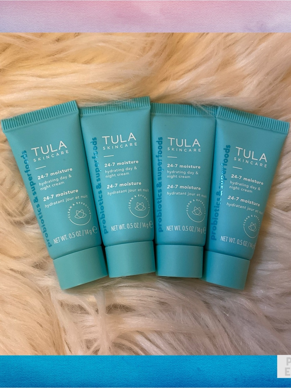 Tula 24-7 Hydrating Day & Night Cream - New x4 Travel Size